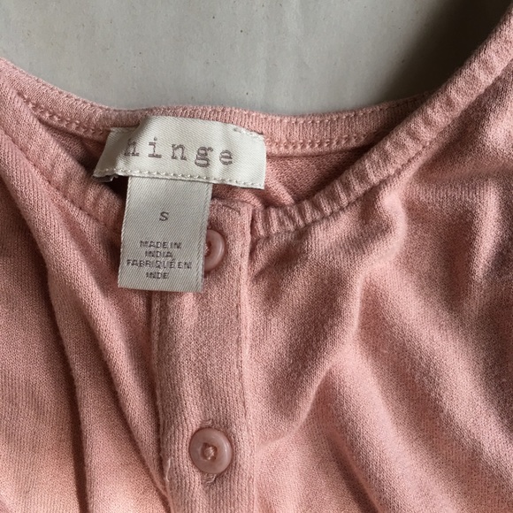 Pink peplum tulle bottom tank - Picture 2 of 2